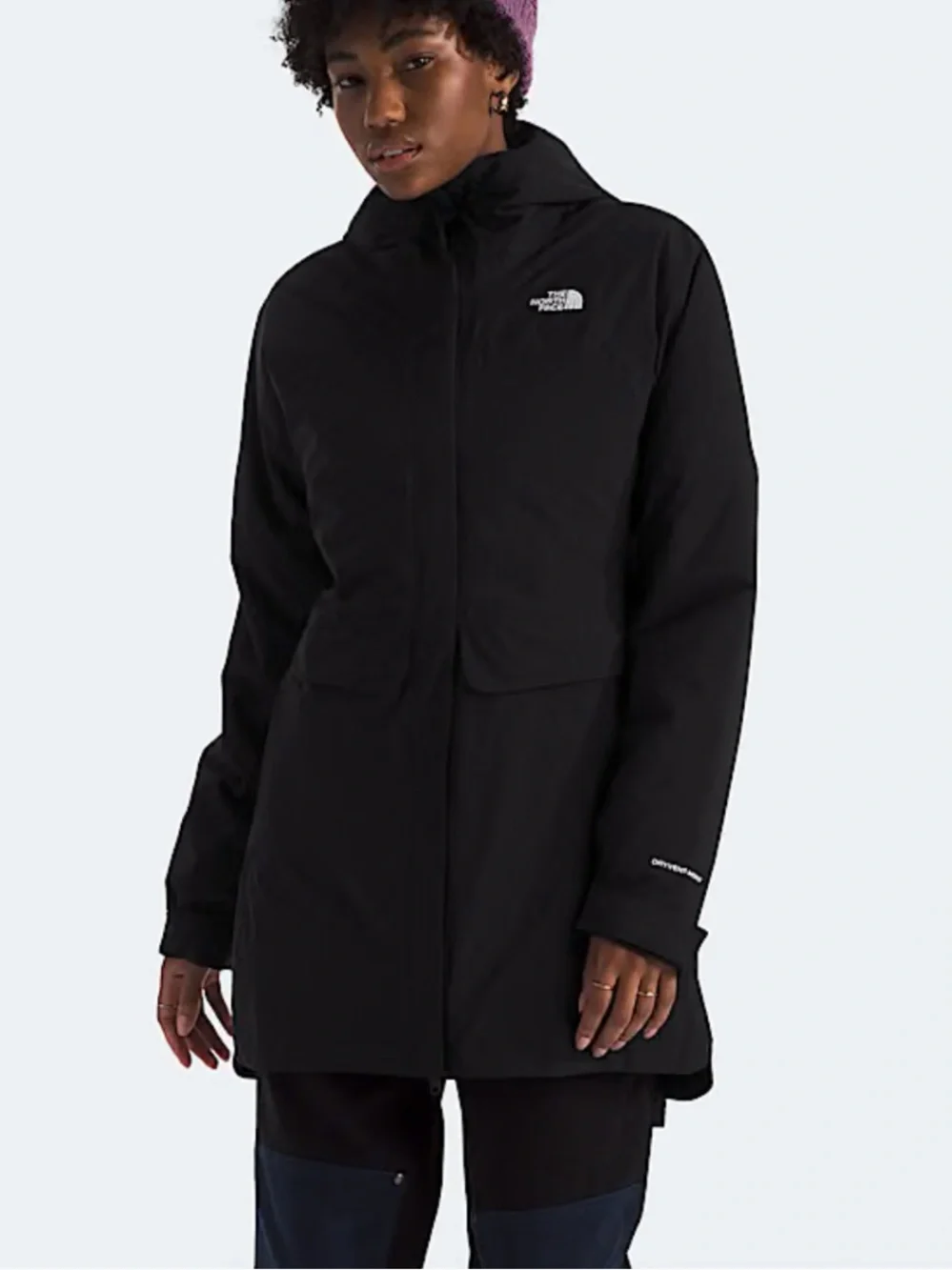 The North Face DryVent Mono Triclimate Parka 3-in-1 Black Shell Jacket w/ Liner